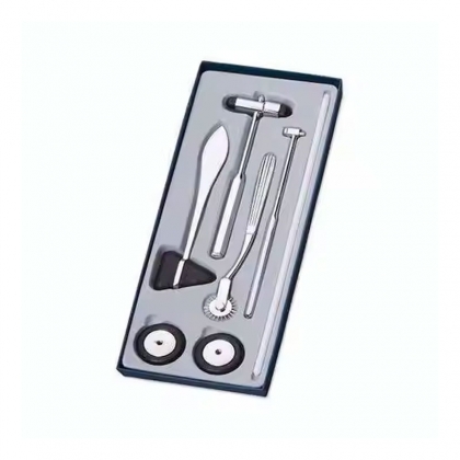 Babinski Reflex Hammer Kit in German Stainless Steel