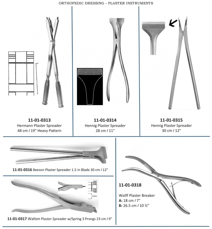 Dressing Plaster Instruments
